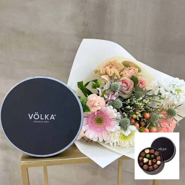Chocolate y flores-Conjunto Cote