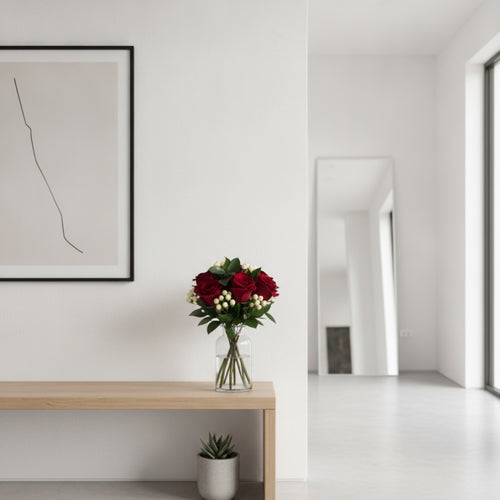 6 Rosas rojas