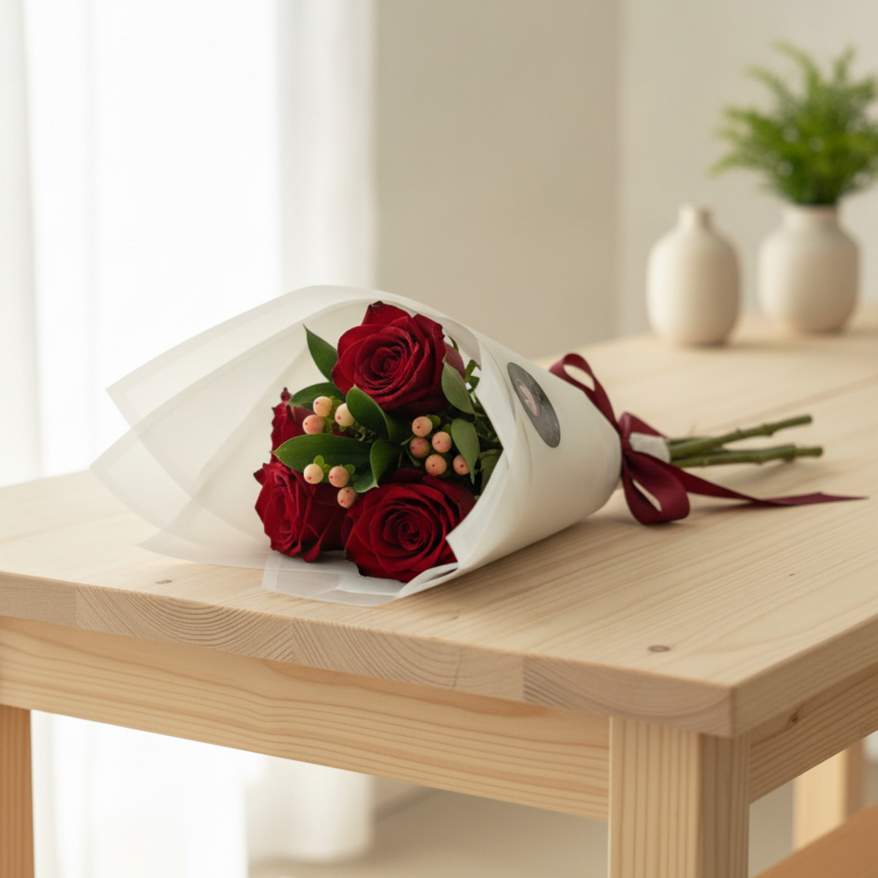 3 Rosas rojas